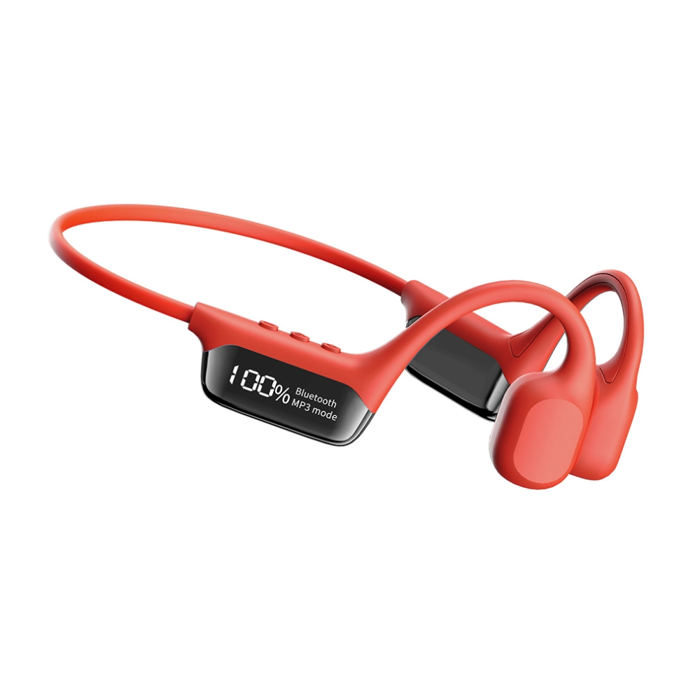 Synccrib™ BoneSync Pro - IPX8 Waterproof Bone Conduction Headphones with Built-in 32GB MP3 Player & LED Power Display
